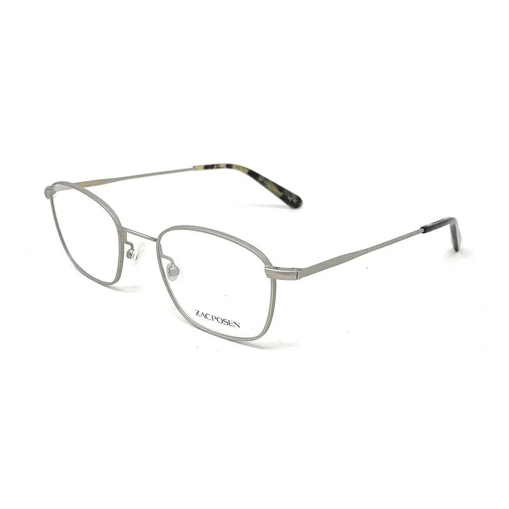 New ZAC POSEN Women's Eyeglasses Frames Delaney‎ SI Matte Silver 49mm